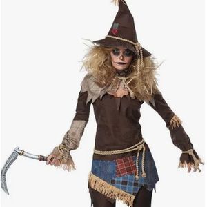 California Costumes Creepy Scarecrow Tween Size Large 10-12 in package like new
